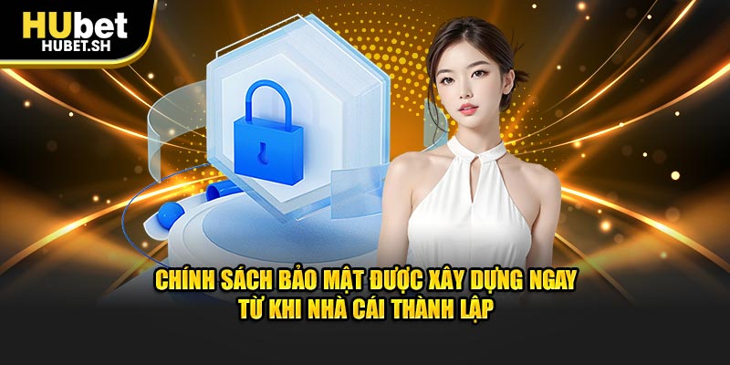 Chính sách bảo mật được xây dựng ngay từ khi nhà cái thành lập