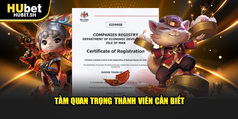 Tầm quan trọng thành viên cần biết